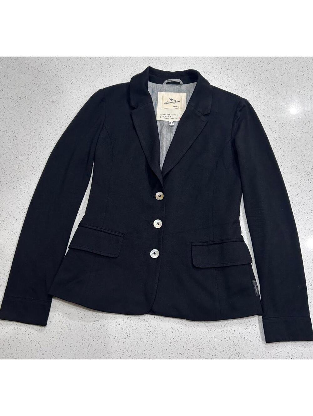 Armani Jeans Navy Blue Blazer - Women's Size Small